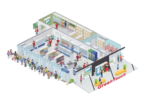 Com&eacute;rcio varejista e restaurantes