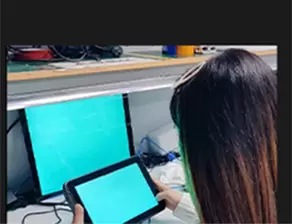  Teste de campo de cor 