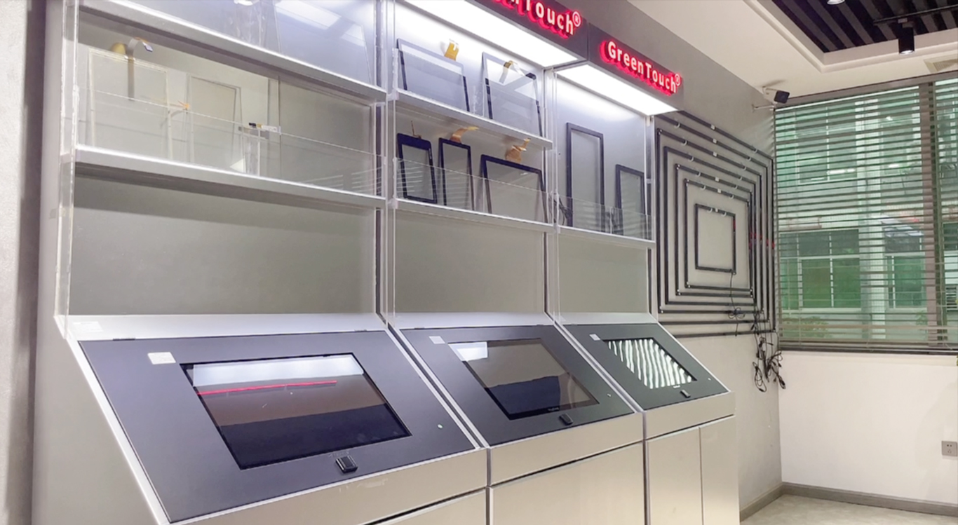 Showroom com tela sens&iacute;vel ao toque