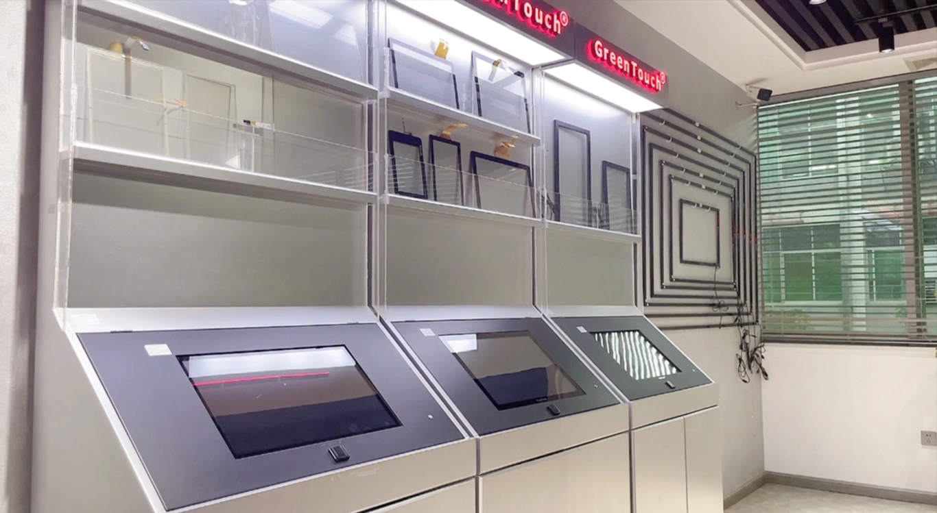 Showroom com tela sens&iacute;vel ao toque