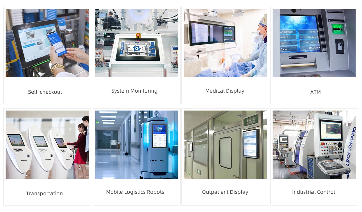 Monitor Touch com Moldura Fechada de 7 a 27 Polegadas (S&eacute;rie 3A)