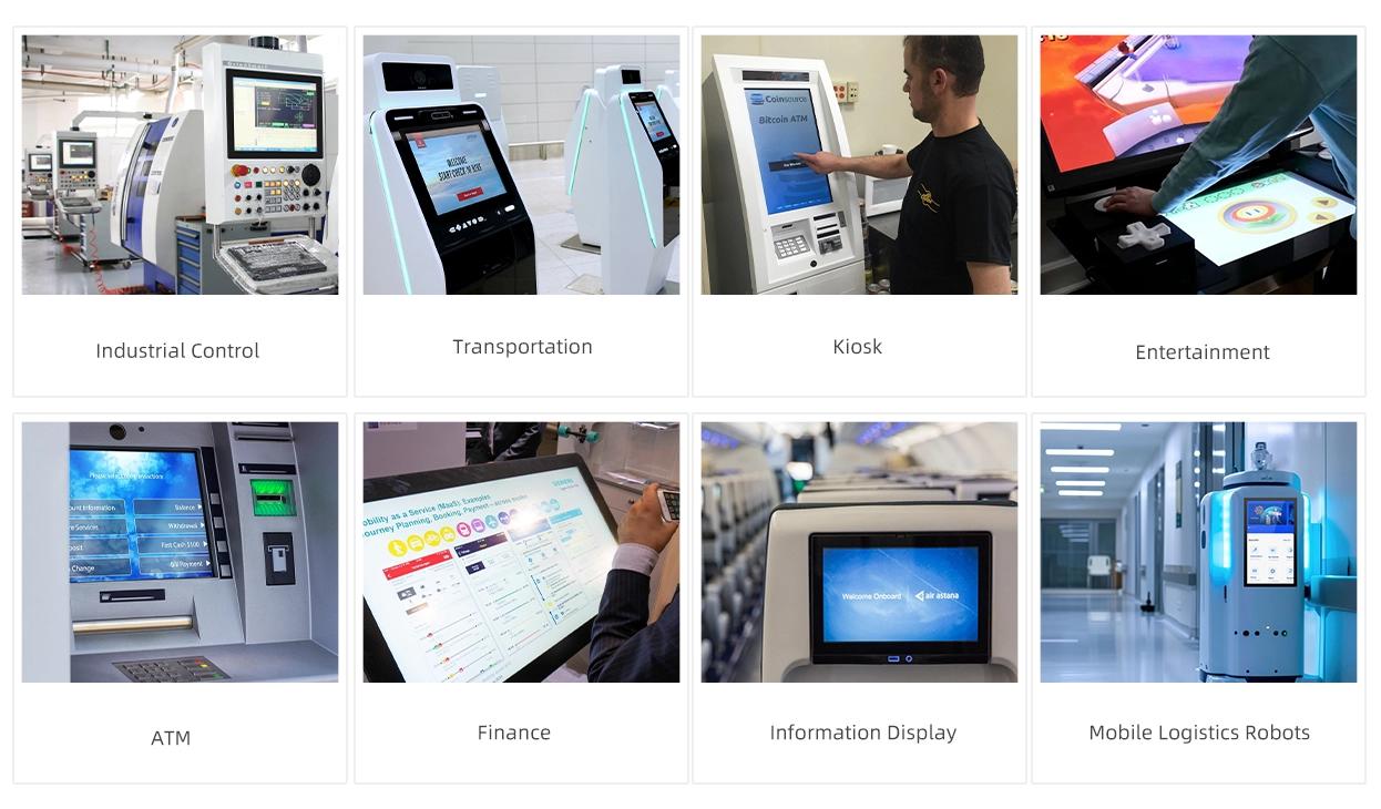 PC com painel de toque para montagem em painel de 10,1 a 23,8 polegadas (s&eacute;rie 3E)
