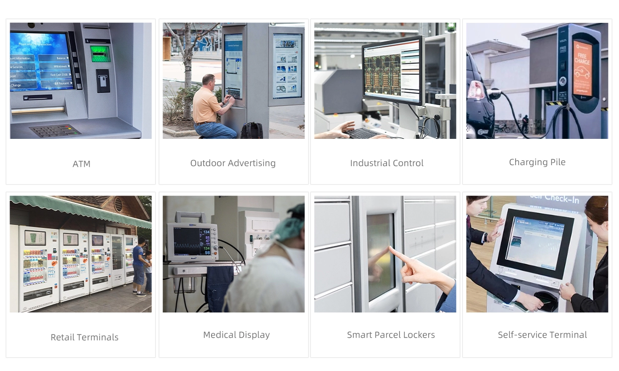 Tela sens&iacute;vel ao toque infravermelha &agrave; prova d'&aacute;gua de 10,4 a 21,5 polegadas (S&eacute;rie TE)