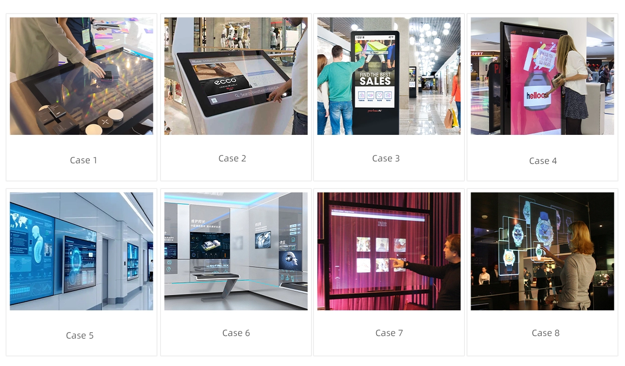 Folha interativa sensível ao toque de 43 a 180 polegadas (Série XTC)