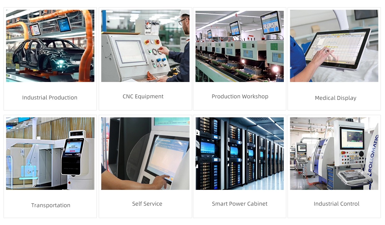 PC com painel de toque para montagem em painel de 10,1 a 23,8 polegadas (S&eacute;rie 3D)