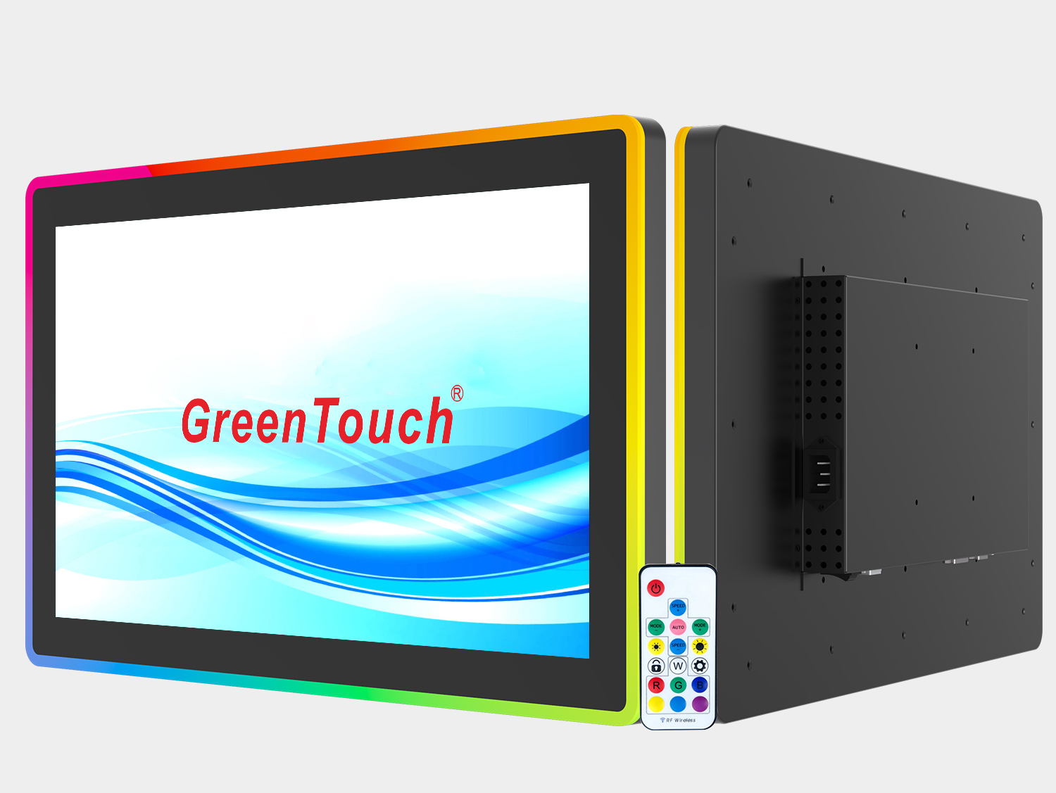 Vis&atilde;o geral do monitor PM Touch 