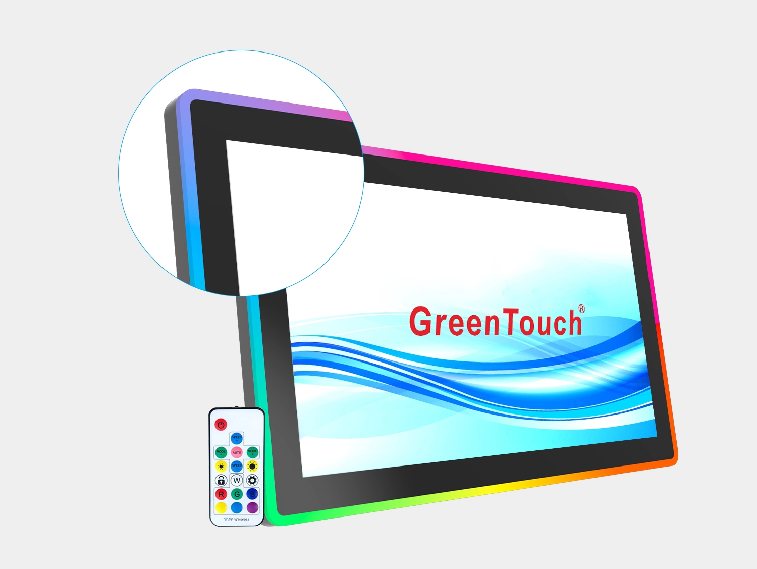  Moldura da barra de LED