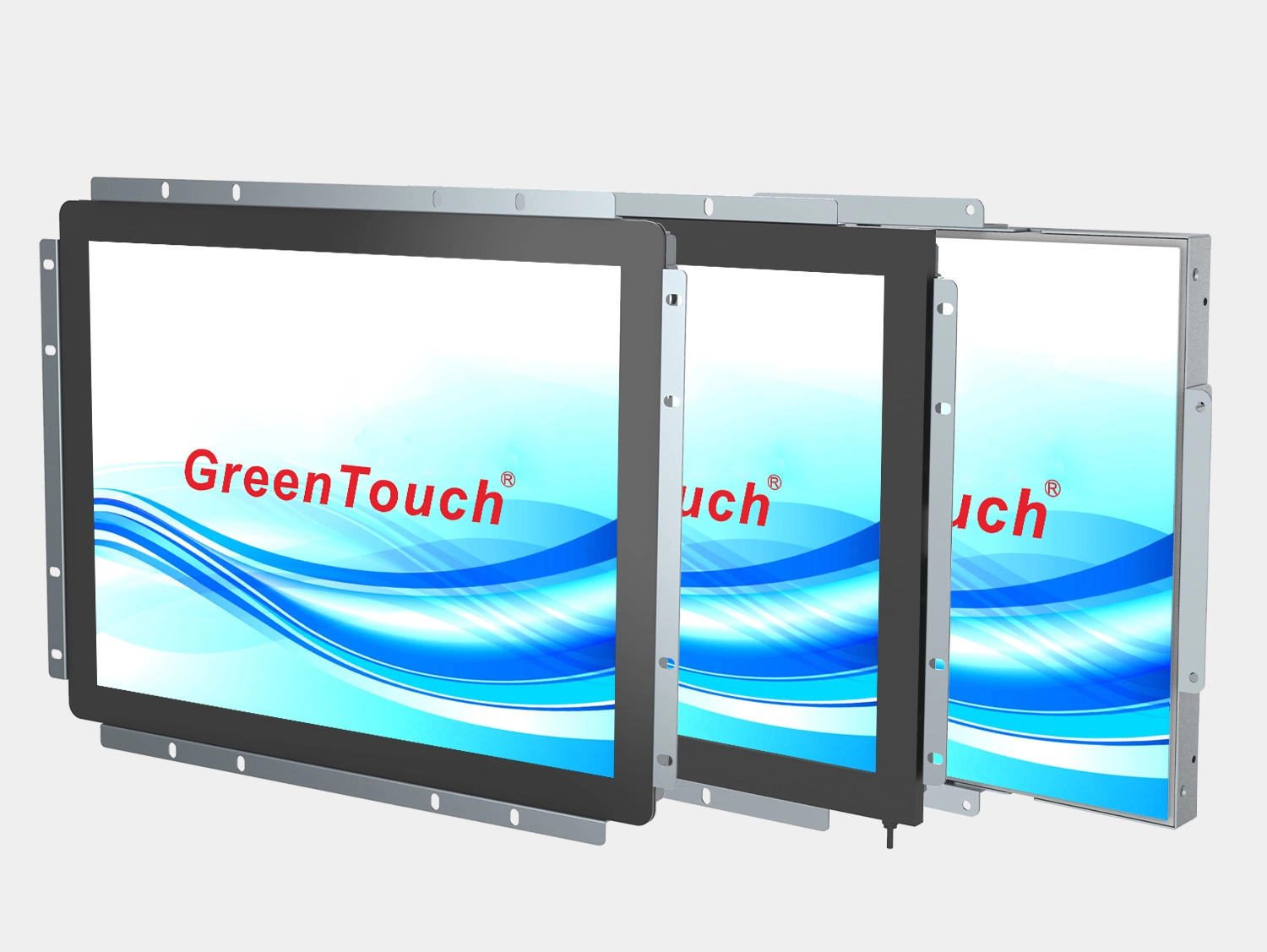 Vis&atilde;o geral do monitor touchscreen 5A 