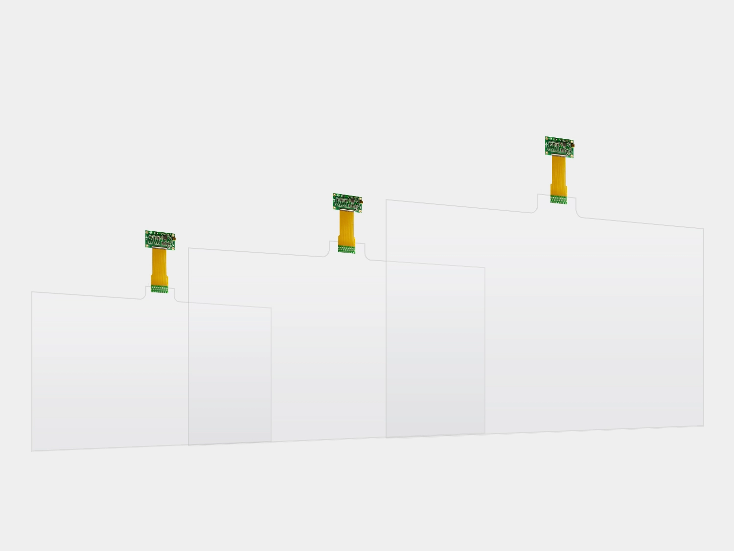 Vis&atilde;o geral da pel&iacute;cula capacitiva sens&iacute;vel ao toque 