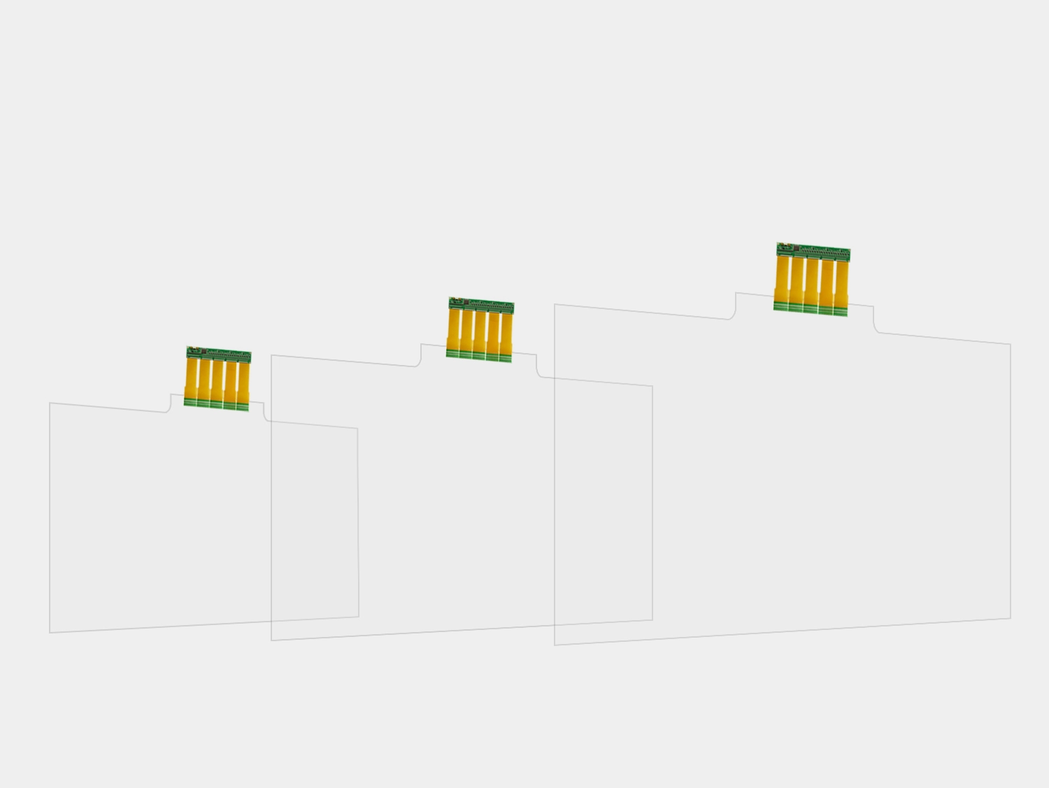 Vis&atilde;o geral da pel&iacute;cula capacitiva sens&iacute;vel ao toque 