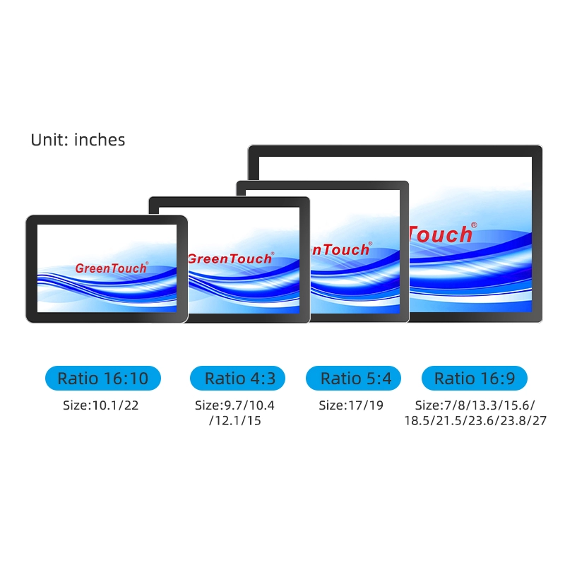PC com painel de toque Close Frame de 7 a 27 polegadas (S&eacute;rie 3A)