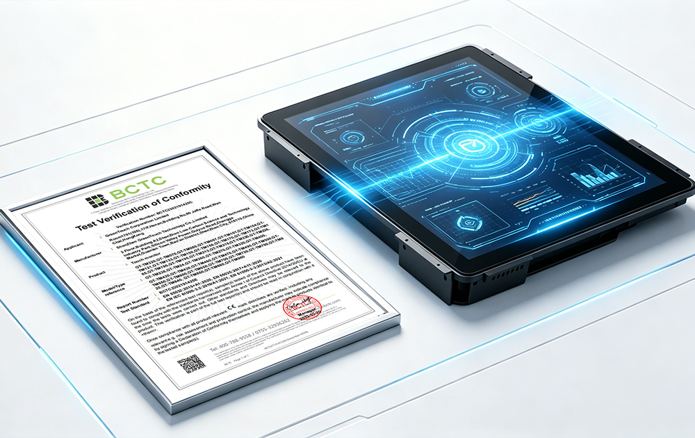 A import&acirc;ncia da certifica&ccedil;&atilde;o CE para telas sens&iacute;veis ao toque industriais