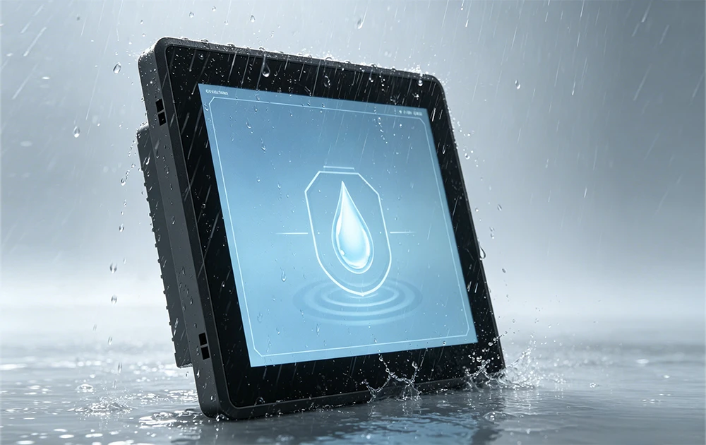 IP65 x IP67 x IP68: como escolher a classifica&ccedil;&atilde;o &agrave; prova d'&aacute;gua para monitores de toque industriais?