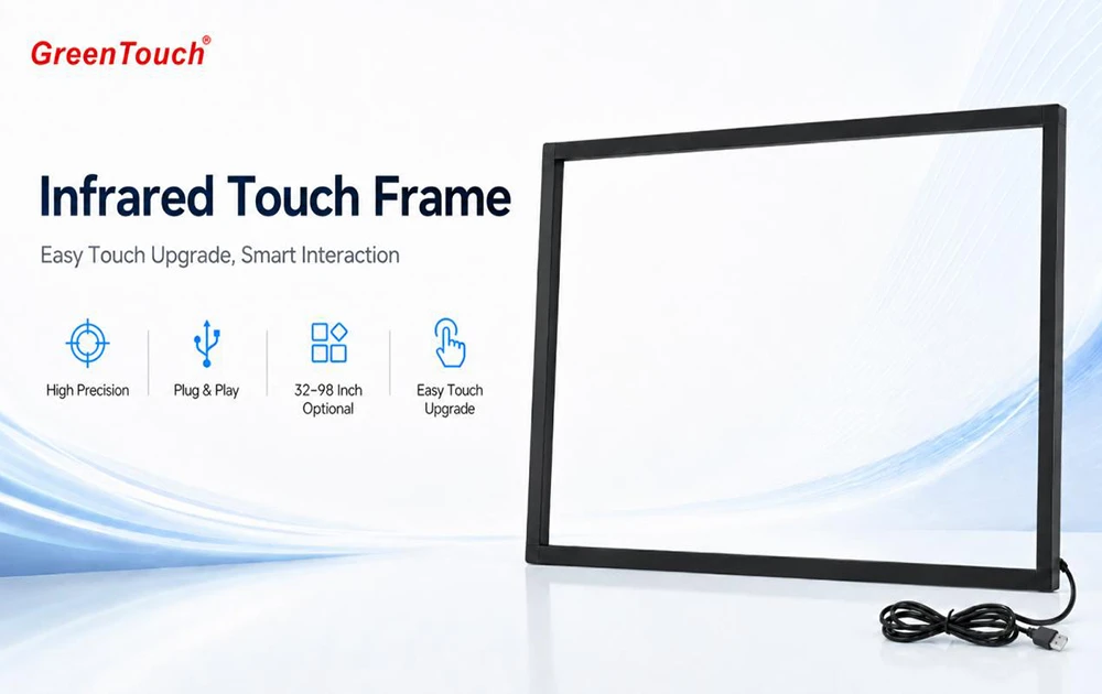 Quadro de toque infravermelho da s&eacute;rie GreenTouch TF: solu&ccedil;&atilde;o de atualiza&ccedil;&atilde;o por toque para dispositivos de exibi&ccedil;&atilde;o de grande porte